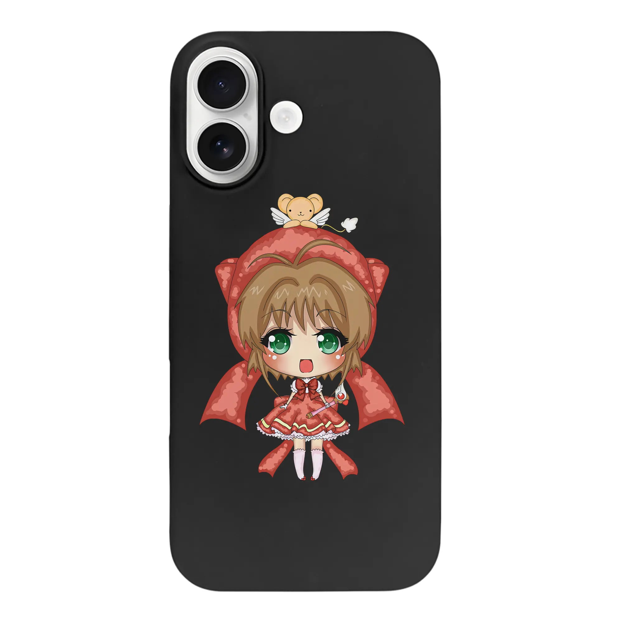 カードキャプターさくら グッズ,木之本桜 - iPhone 17 シリーズ シリコンケース 薄型 耐衝撃 指紋防止 ソフトタッチカバー 精密フィット 傷防止 保護ケース iPhone 17/17 Air/17 Pro/17 Pro Max 対応